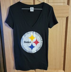 Victoria's Secret PINK BLING NFL Steelers Tee